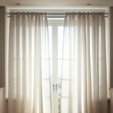 Oakleigh Home Lena Double Curtain Rod &amp; Finials Set