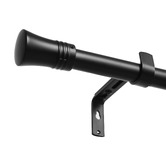 Oakleigh Home Lena Single Curtain Rod &amp; Finials Set
