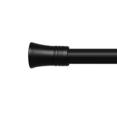 Oakleigh Home Lena Single Curtain Rod &amp; Finials Set