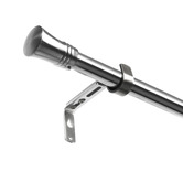 Oakleigh Home Lena Single Curtain Rod &amp; Finials Set