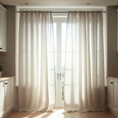 Oakleigh Home Lena Single Curtain Rod &amp; Finials Set