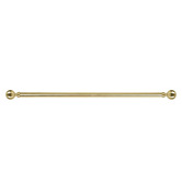 Oakleigh Home Levy Curtain Rod &amp; Finials Set