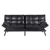 Oakleigh Home Olarp 3 Seater PU Leather Sofa Bed