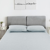 Oakleigh Home Xanthe Latex Cooling Mattress Topper &amp; Pillowcase Set