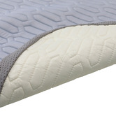 Oakleigh Home Xanthe Latex Cooling Mattress Topper &amp; Pillowcase Set