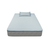 Oakleigh Home Xanthe Latex Cooling Mattress Topper &amp; Pillowcase Set