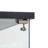 Oakleigh Home Aki 4 Tier Display Cabinet with Wheels