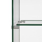 Oakleigh Home Aki 4 Tier Display Cabinet with Wheels