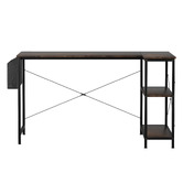 Oakleigh Home Pietro L-Shaped Desk with Shelves