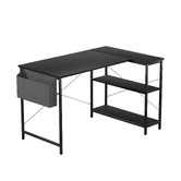 Oakleigh Home Pietro L-Shaped Desk with Shelves