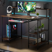 Oakleigh Home Pietro Computer Desk with Shelves