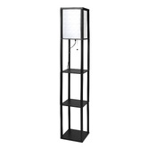 Oakleigh Home Yoko Pine Wood Floor Lamp