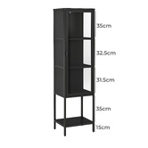 Oakleigh Home Atilla 5 Tier Display Cabinet
