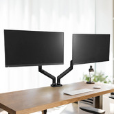 Oakleigh Home Herle Aluminium Dual Monitor Mount