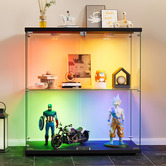 Oakleigh Home Morse 2 Door Glass Display Cabinet