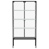 Oakleigh Home Luca 4 Shelf Glass Display Cabinet