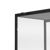 Oakleigh Home Luca 4 Shelf Glass Display Cabinet