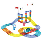 Oakleigh Home Bo Peep 63 Piece Cauly Magnetic Block Track Set