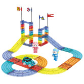 Oakleigh Home Bo Peep 63 Piece Cauly Magnetic Block Track Set
