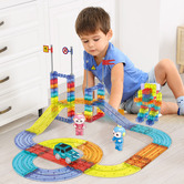 Oakleigh Home Bo Peep 63 Piece Cauly Magnetic Block Track Set