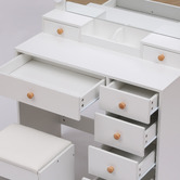 Oakleigh Home Chiqui LED Dressing Table &amp; Stool Set