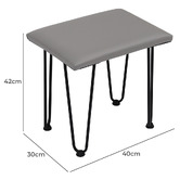 Oakleigh Home Frances LED Dressing Table &amp; Stool Set