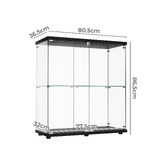 Oakleigh Home Morse 2 Door Glass Display Cabinet