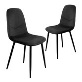 Oakleigh Home Caleb Eames Replica Velvet Dining Chairs