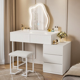Oakleigh Home 2 Piece Norma LED Dressing Table &amp; Stool Set