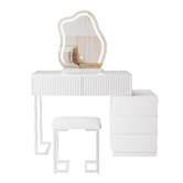Oakleigh Home 2 Piece Norma LED Dressing Table &amp; Stool Set