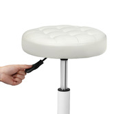 Oakleigh Home Caribou Faux Leather Adjustable Salon Stool