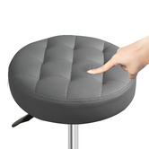 Oakleigh Home Caribou Faux Leather Adjustable Salon Stool