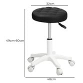 Oakleigh Home Caribou Faux Leather Adjustable Salon Stool