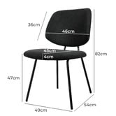 Oakleigh Home Kristoff Corduroy Dining Chairs