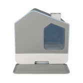 Oakleigh Home Kannon Cat Litter House with Scoop &amp; Mat
