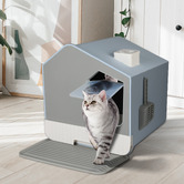 Oakleigh Home Kannon Cat Litter House with Scoop &amp; Mat