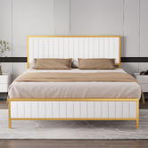 Oakleigh Home Juniper Faux Leather Platform Bed