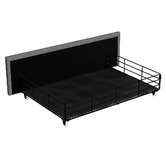Oakleigh Home Palmera Upholstered Bed with LED &amp; Charging Station