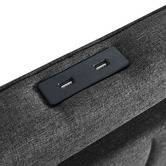 Oakleigh Home Palmera Upholstered Bed with LED &amp; Charging Station