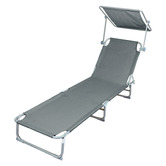 Oakleigh Home Phoebe Sun Lounge with Canopy