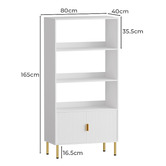 Oakleigh Home Anaheim 2 Door Bookcase
