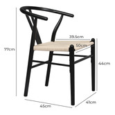 Oakleigh Home Hans Wegner Replica Dining Chairs