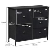 Oakleigh Home Tyke 5 Drawer Chest