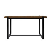 Oakleigh Home 140cm  Stamp Pine Wood &amp; Metal Dining Table