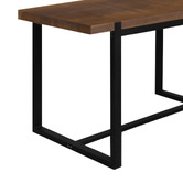 Oakleigh Home 140cm  Stamp Pine Wood &amp; Metal Dining Table
