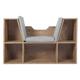 Oakleigh Home Kids&#039; Rusticus Bookcase with Reading Nook