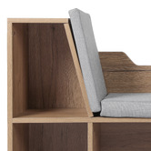 Oakleigh Home Kids&#039; Rusticus Bookcase with Reading Nook