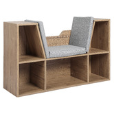 Oakleigh Home Kids&#039; Rusticus Bookcase with Reading Nook