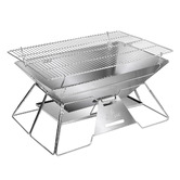 Oakleigh Home Grevan Foldable BBQ Grill Fire Pit