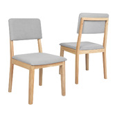 Oakleigh Home Arvion Rubberwood Dining Chairs